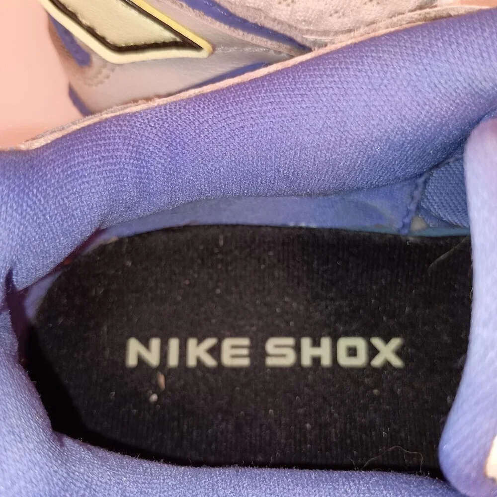 Nike Shox TL Nova White Sapphire Blue Women's Running Shoe Size 7.5